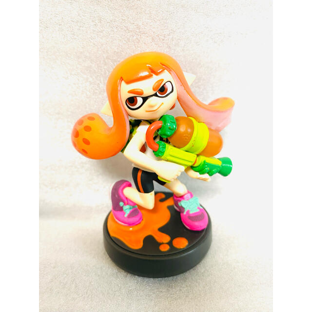 任天堂(ニンテンドウ)のオレンジガール インクリング イカガール amiibo アミーボ スプラトゥーン エンタメ/ホビーのフィギュア(ゲームキャラクター)の商品写真