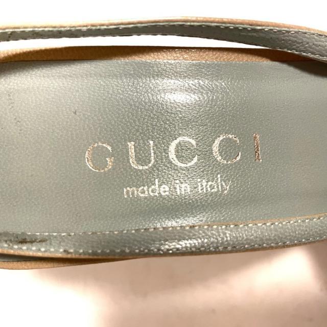 Gucci 37C レディース ベージュの通販 by ブランディア｜グッチならラクマ - グッチ サンダル 安いお得