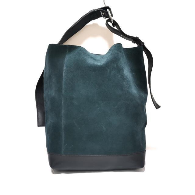 MARNI - マルニ トートバッグ - ダークグリーン×黒