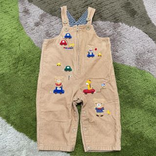 ミキハウス(mikihouse)のmikiさま専用★ミキハウス オーバーオール サロペット　サイズ80(ロンパース)