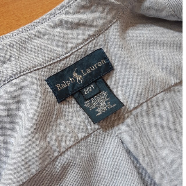 POLO RALPH LAUREN(ポロラルフローレン)のラルフローレンキッズシャツ キッズ/ベビー/マタニティのベビー服(~85cm)(シャツ/カットソー)の商品写真
