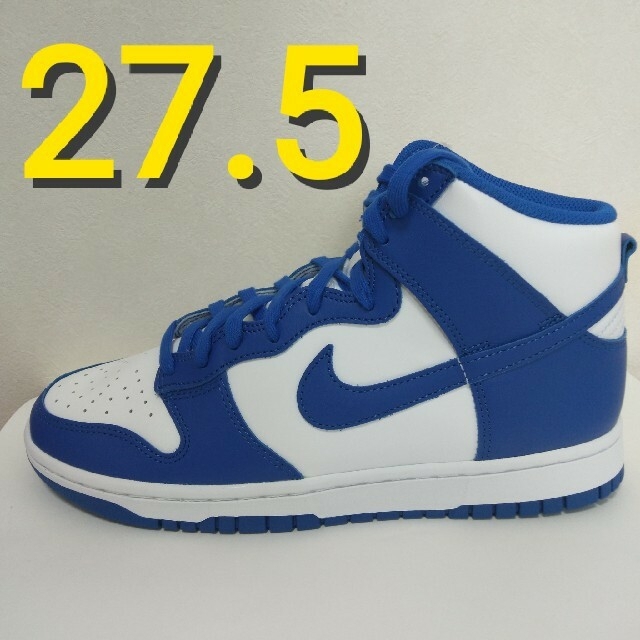 靴/シューズNIKE DUNK HIGH RETRO "GAME ROYAL" 27.5