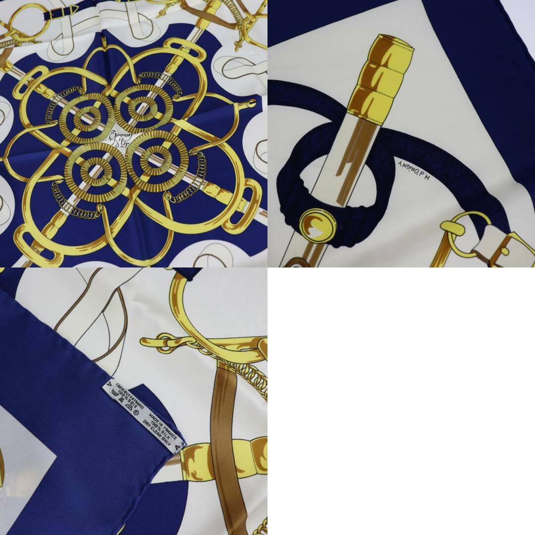 HERMES エルメス カレ90 Eperon d'or 黄金の拍車 Pellier スカーフ