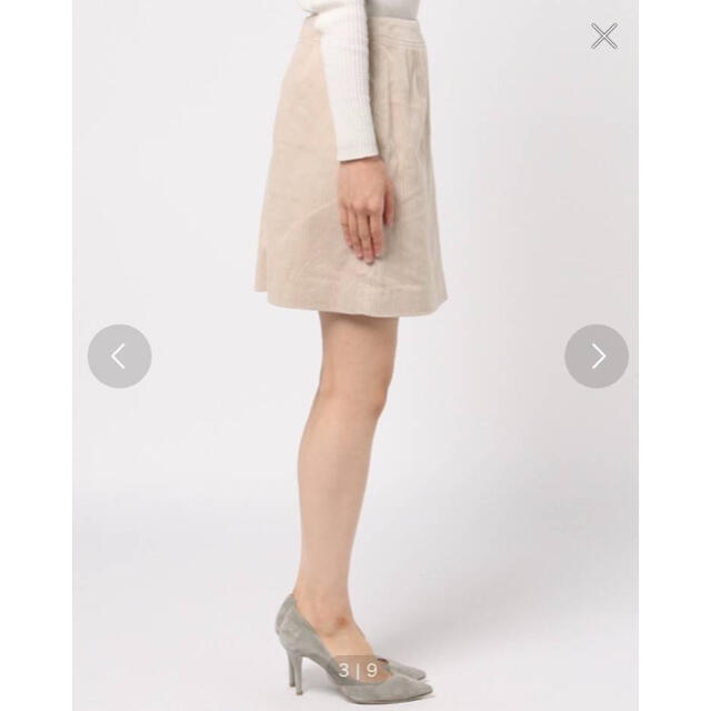 MURUA(ムルーア)のコーデュロイ膝丈スカート　MURUA レディースのスカート(ひざ丈スカート)の商品写真