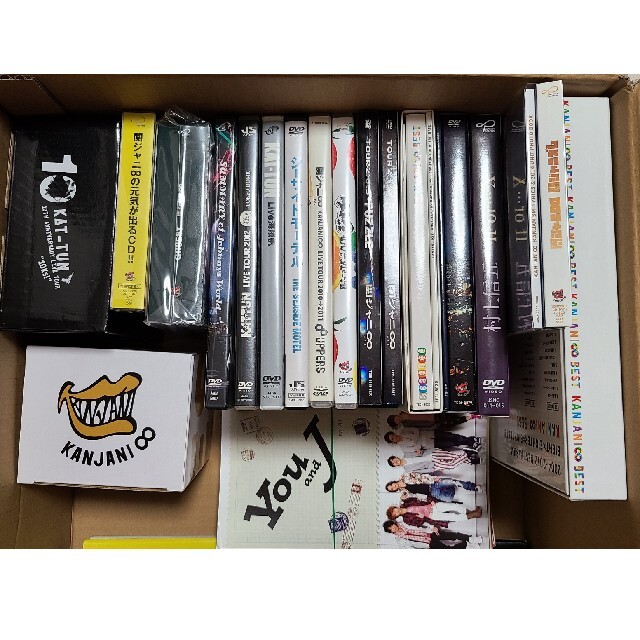 NEWS、KAT TUN CD、DVD、コンサートグッズ まとめ