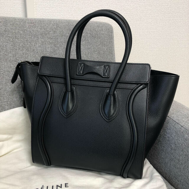 518 CELINE セリーヌ超美品 ラゲージマイクロショッパー　黒