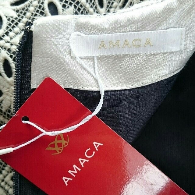 AMACA(アマカ)の新品未使用  AMACA  ワンピース レディースのワンピース(ロングワンピース/マキシワンピース)の商品写真