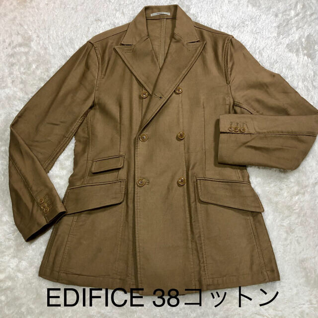 EDIFICE(エディフィス)のEDIFICE  エディフィス　綿ジャケット　テーラードジャケット　Mジャケット メンズのジャケット/アウター(テーラードジャケット)の商品写真