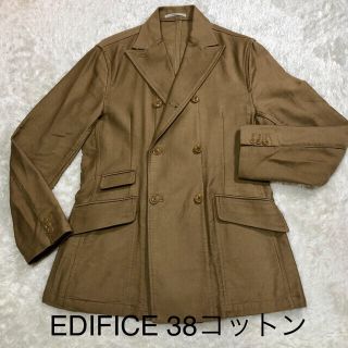 エディフィス(EDIFICE)のEDIFICE  エディフィス　綿ジャケット　テーラードジャケット　Mジャケット(テーラードジャケット)