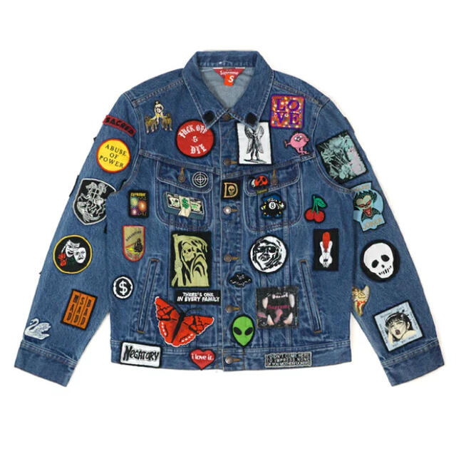 即納！最大半額！】 Supreme - M Jacket Trucker Denim Patches