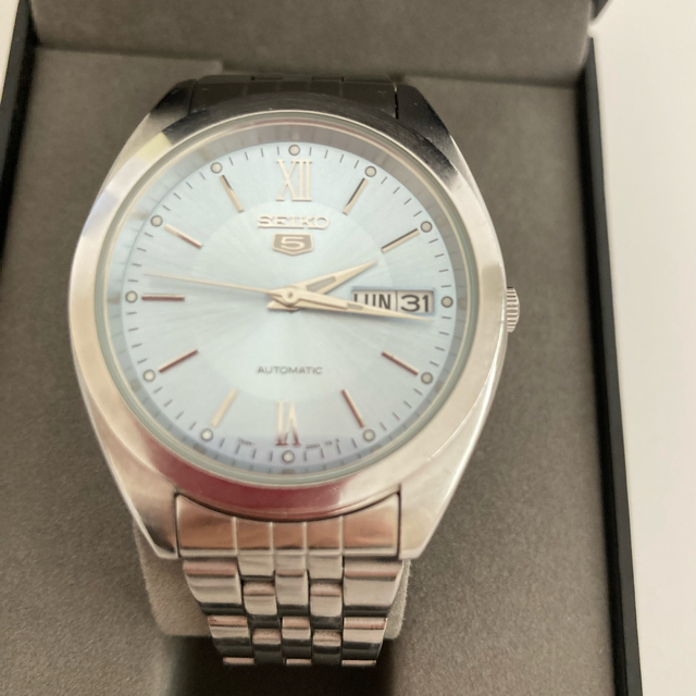 SEIKO(セイコー)のセイコー5  自動巻き ブルー スケルトン 腕時計 メンズの時計(腕時計(アナログ))の商品写真