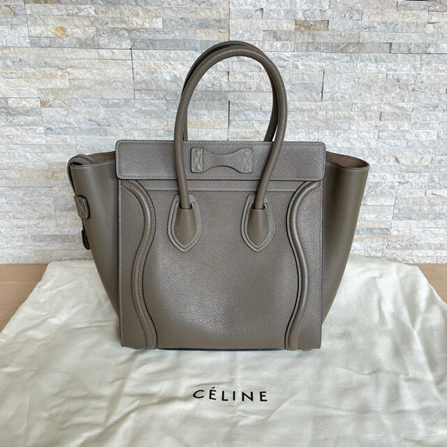 celine - セリーヌ ラゲージ マイクロ スリ グレージュの通販 by celine - セリーヌ ラゲージ マイクロ スリ グレージュの通販 by