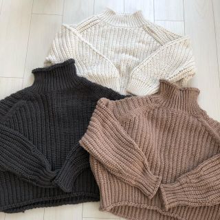 エイチアンドエム(H&M)の新品同様 チャンキーニット セーター 3点セット L XL レディース(ニット/セーター)