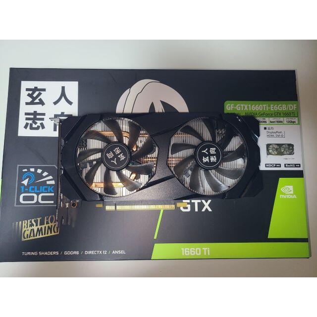 玄人志向 GeForce GTX 1660 Ti 6GB PCパーツ - maquillajeenoferta.com