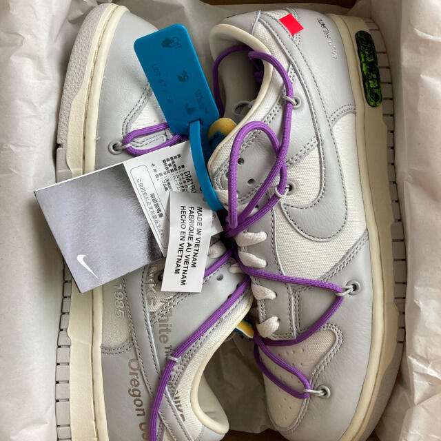 Off-White × NIKE Dunk Low "The50" Lot47