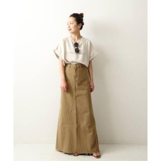 プラージュ(Plage)のPlageHealthydenimヘルシーデニムLONGSLITスカートIENA(ロングスカート)