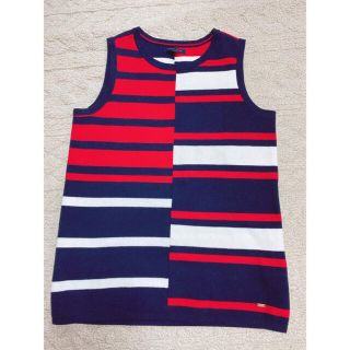 トミーヒルフィガー(TOMMY HILFIGER)のTOMMY HILFIGER ボーダーニットトップス(カットソー(半袖/袖なし))