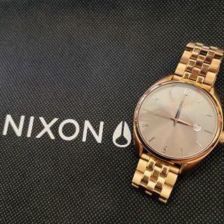 ニクソン(NIXON)のNIXON ゴールド　腕時計(腕時計)