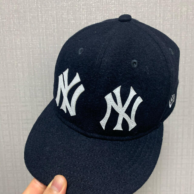 NEWERA 59FIFTY RETROCROWNダブルロゴNY - キャップ