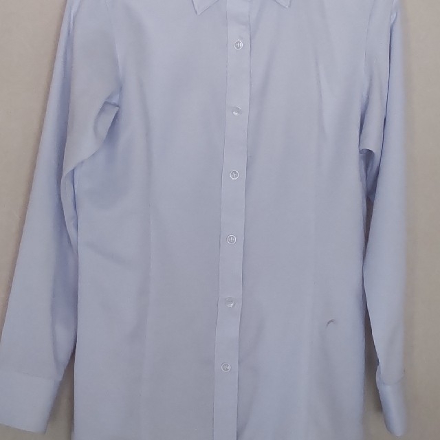 enjoi(エンジョイ)のオフィス制服向けブラウス 9号 usedブルー レディースのトップス(シャツ/ブラウス(長袖/七分))の商品写真