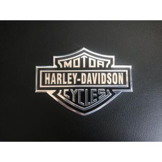 ハーレーダビッドソン(Harley Davidson)のハーレーダビッドソン　アルミ　エンブレム　ステッカー　ハーレー　ロゴ(ステッカー)