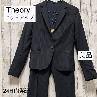 セオリー(theory)のTheory パンツスーツ　セットアップ　ブラック(スーツ)