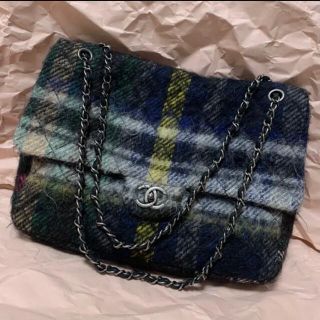 シャネル(CHANEL)のCHANEL シャネル デカマトラッセ フラップバッグ チェック柄(ショルダーバッグ)