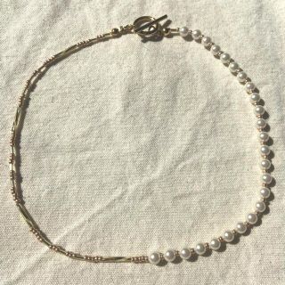 ロンハーマン(Ron Herman)のhalf perl necklace(ネックレス)