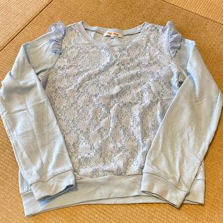 ニッセン(ニッセン)の(585) 花柄 総レース 薄手 トレーナー TS(150)サイズ(Tシャツ/カットソー)