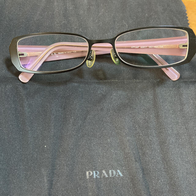 PRADA(プラダ)のプラダ　メガネ　フレーム レディースのファッション小物(サングラス/メガネ)の商品写真