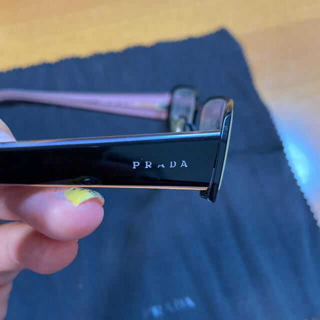 PRADA(プラダ)のプラダ　メガネ　フレーム レディースのファッション小物(サングラス/メガネ)の商品写真