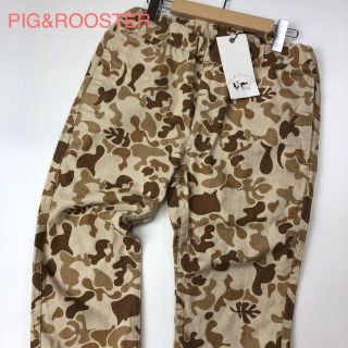 新品タグ付き PIG&ROOSTER カモフラ 迷彩パンツ 3040(ワークパンツ/カーゴパンツ)