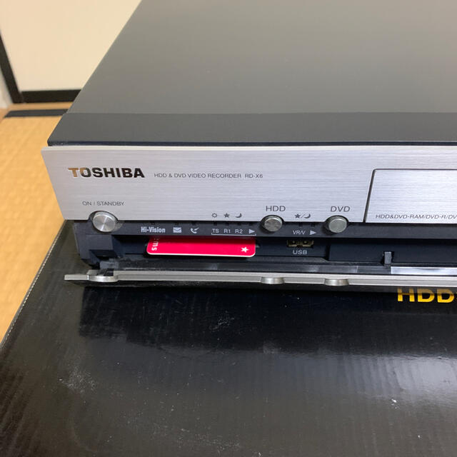 東芝(トウシバ)の東芝DVDレコーダー  RDーX6 スマホ/家電/カメラのテレビ/映像機器(DVDレコーダー)の商品写真