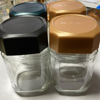 ネスレ(Nestle)の今週限定値下中！ゴールドブレンドコーヒー空瓶保存容器 DIY瓶4個セット(容器)