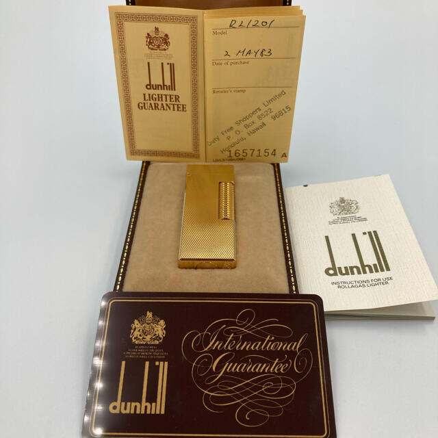 新品！！　Dunhill ローラライト　ダンヒル　ライター　デッドストック