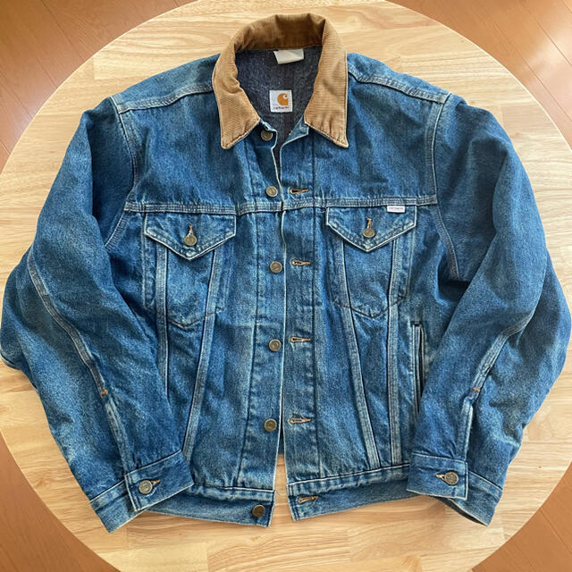 carhartt(カーハート)のカーハート　ビンテージデニム　ジャケット　Carthartt メンズのジャケット/アウター(Gジャン/デニムジャケット)の商品写真