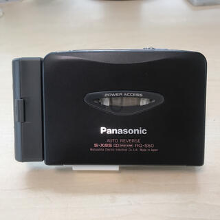 パナソニック(Panasonic)の【極美品DE可動品】Panasonic カセット プレーヤー RQ-S50(ポータブルプレーヤー)