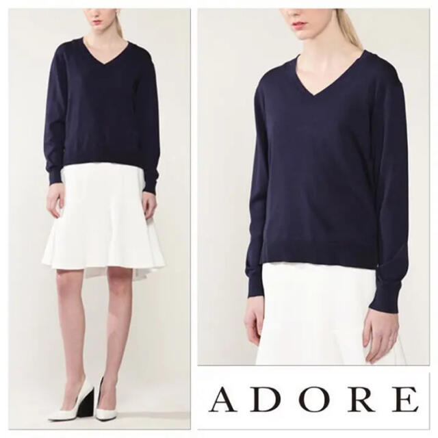 ADORE(アドーア)の万能　ADORE  シルク　ニット レディースのトップス(ニット/セーター)の商品写真