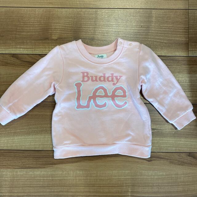 Buddy Lee(バディーリー)のbuddy Lee 裏起毛スエット キッズ/ベビー/マタニティのキッズ服女の子用(90cm~)(Tシャツ/カットソー)の商品写真