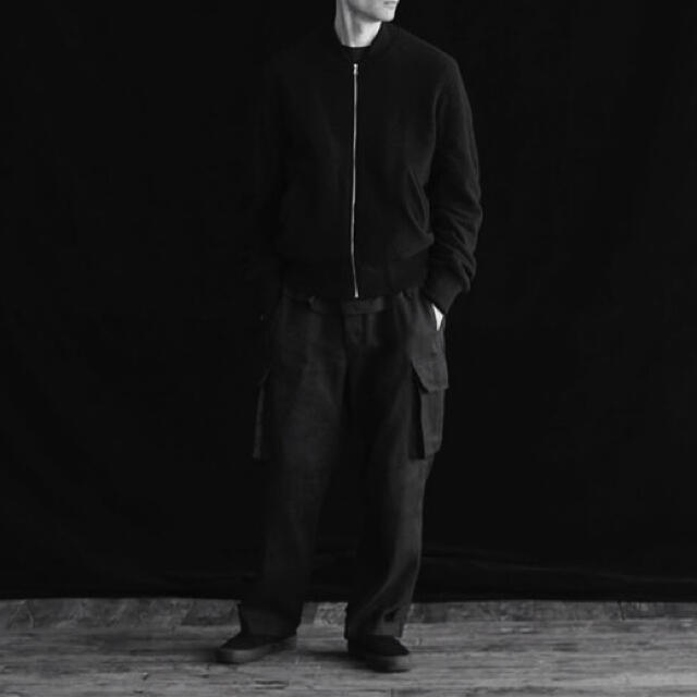 COMOLI - COMOLI コモリ 16AW ニットZIPブルゾン ネイビー COMOLI - COMOLI コモリ 16AW ニットZIPブルゾン ネイビー