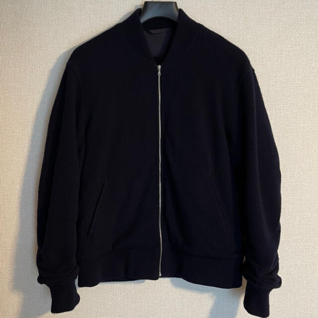 COMOLI - COMOLI コモリ 16AW ニットZIPブルゾン ネイビー COMOLI - COMOLI コモリ 16AW ニットZIPブルゾン ネイビー