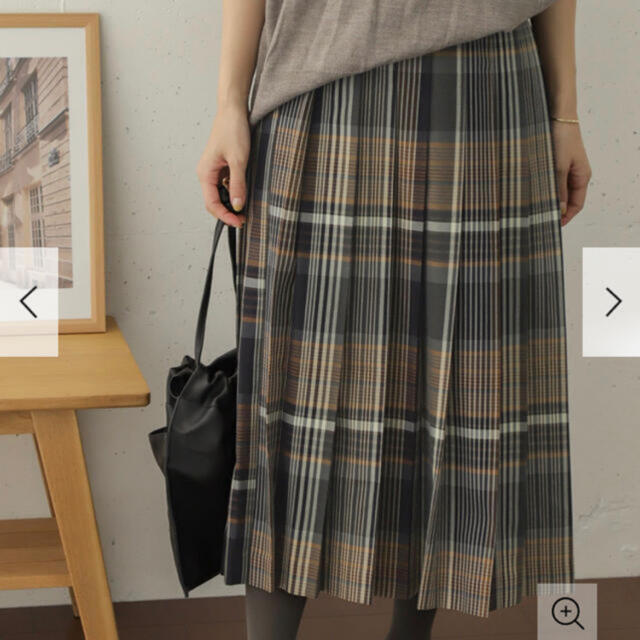 URBAN RESEARCH DOORS - DOORS チェックプリーツロングスカート ...