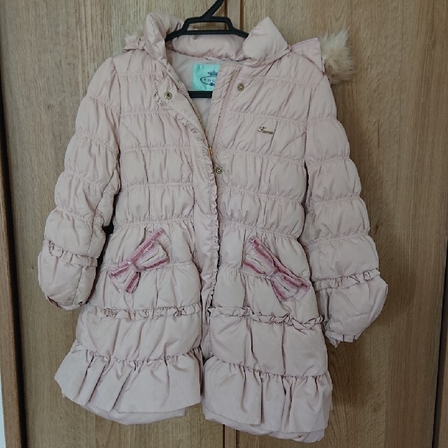 TOCCA(トッカ)のトッカ 110 ダウンコート ピンク キッズ/ベビー/マタニティのキッズ服女の子用(90cm~)(コート)の商品写真