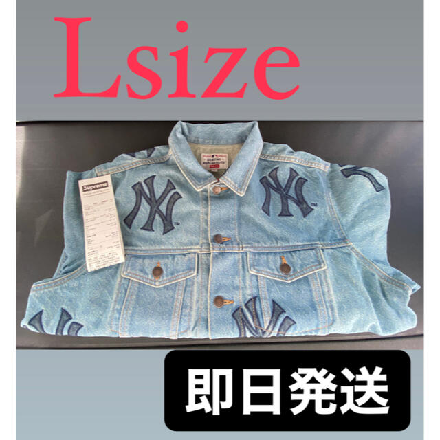 2022人気の Supreme - Lサイズ Jacket Yankees York New × Supreme G