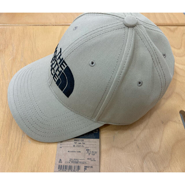 THE NORTH FACE(ザノースフェイス)の【新品タグ付】NN02135 TNF Logo Cap  ツイルベージュ WB メンズの帽子(キャップ)の商品写真