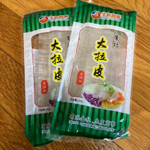 中国タンミョン　2袋セット 食品/飲料/酒の加工食品(乾物)の商品写真