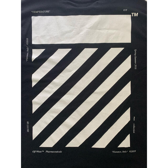 off-white オフホワイトTシャツ　TEMPERATURE S/S TEE