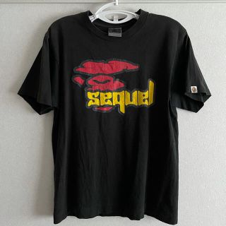 アベイシングエイプ(A BATHING APE)のA BATHING APE/0357722524/M/コットン/BLK/プリント(Tシャツ/カットソー(半袖/袖なし))