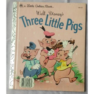ディズニー(Disney)の英語の絵本　WALT DISNEY'S THREE LITTLE PIGS(絵本/児童書)