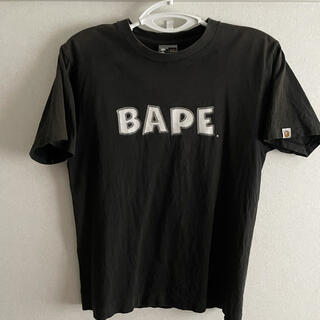 アベイシングエイプ(A BATHING APE)のA BATHING APE/0357722524/M/コットン/BLK/プリント(Tシャツ/カットソー(半袖/袖なし))